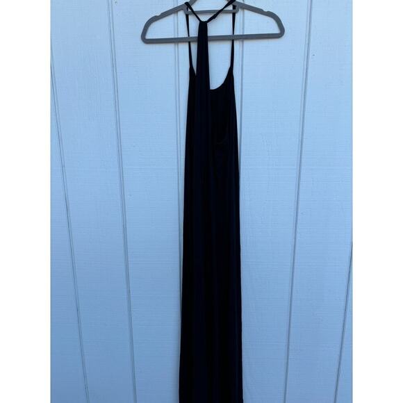 Fabletics Neema Maxi Dress, T Back, Racerback, Strappy, Black, Sz M - Picture 3 of 5